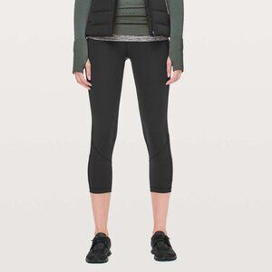 Lululemon Women's Pace Rival Crop 22" Leggings - Black